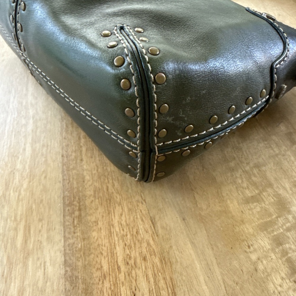 Michael Kors Astor Green Shoulder Bag original - Picture 9 of 16